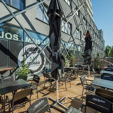 Zaliakalnio Terasos Apartamentai Lägenhetshotell Kaunas