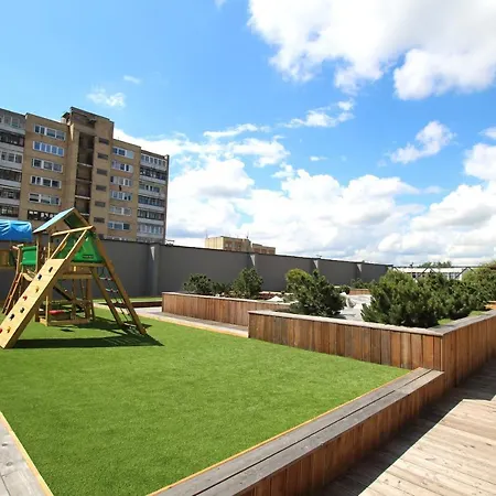 Zaliakalnio Terasos Apartamentai Lägenhetshotell